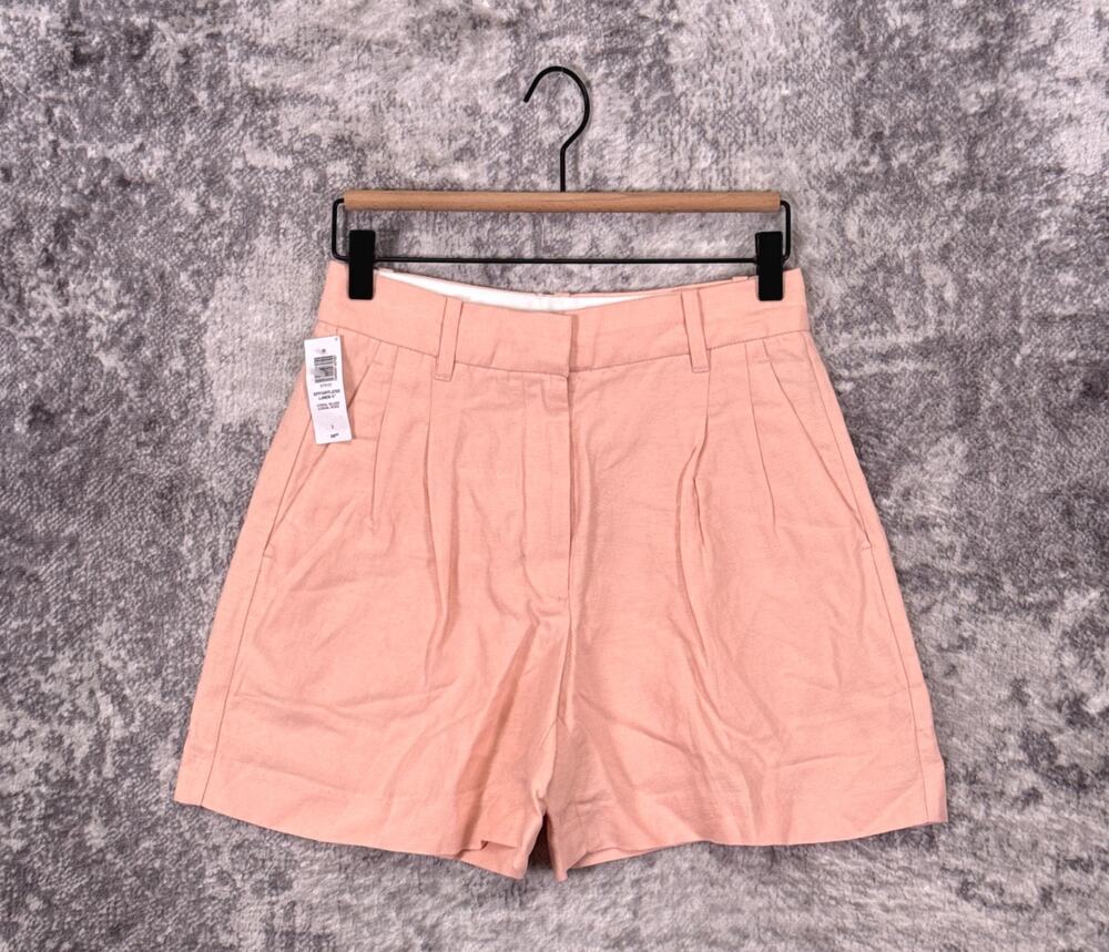 New Wilfred The Effortless Shorts 2 Womens Aritzia Linen Mid Thigh